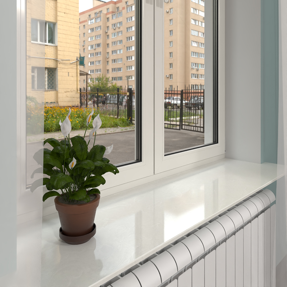 Белый мрамор