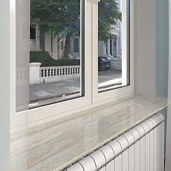 Подоконник Травертин Лайт