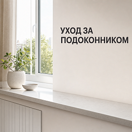 Уход за подоконником из искусственного камня: чем мыть, следы от цветов и царапины