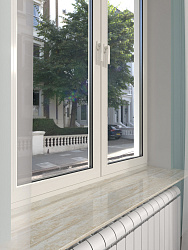 Подоконник Травертин Лайт